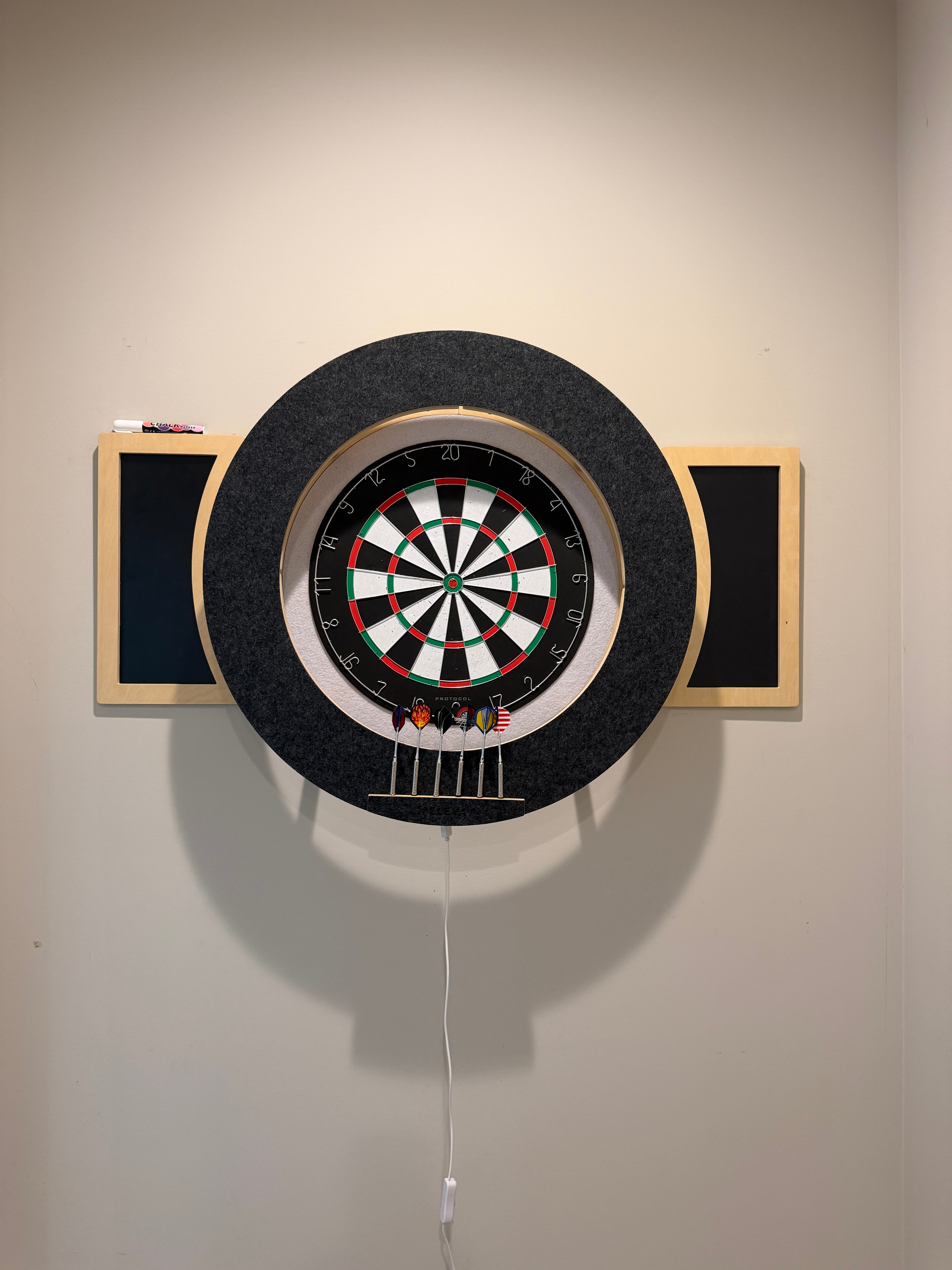 Darts and games area