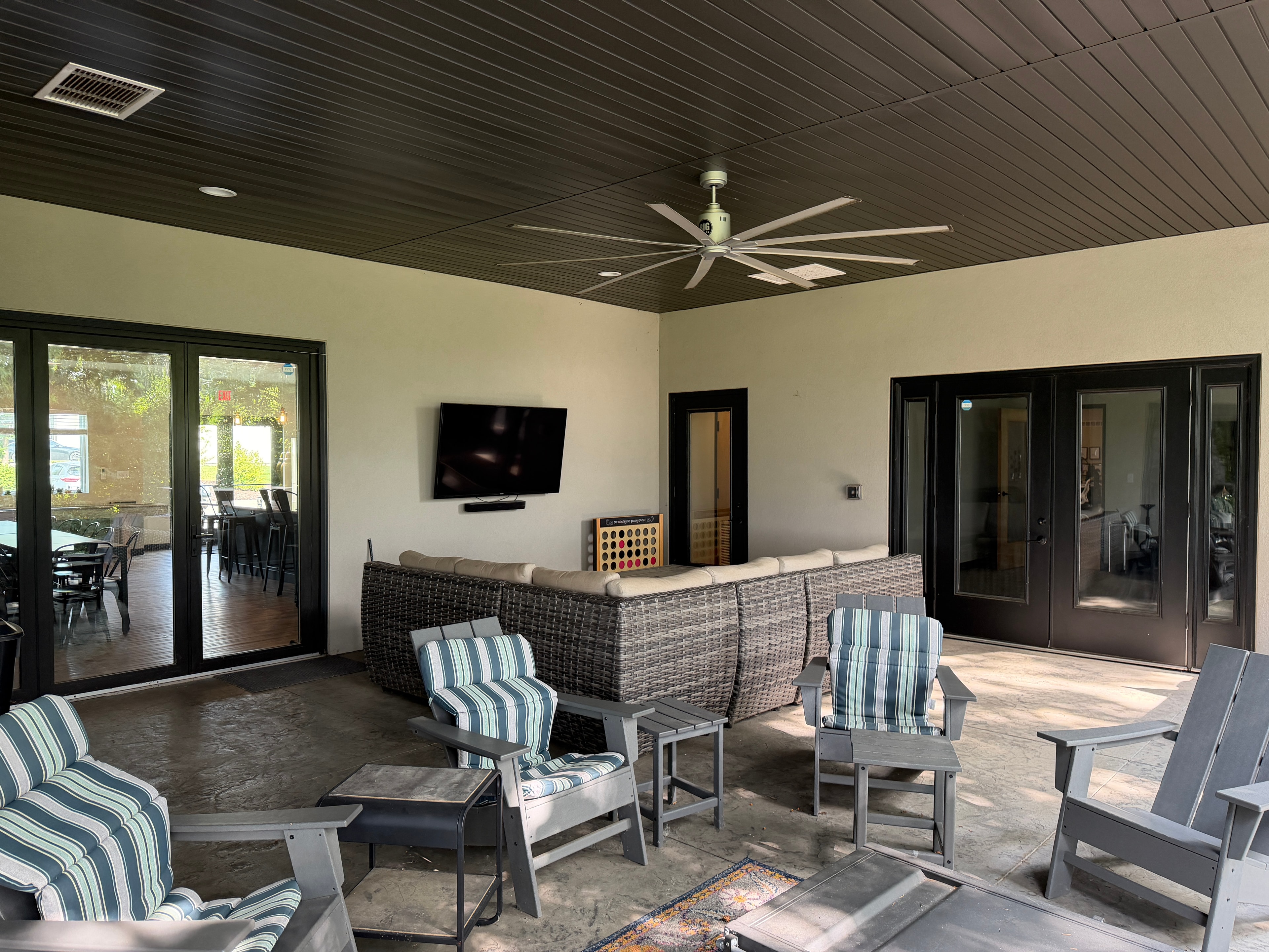 Covered outdoor patio